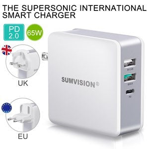 Sumvision USB C Type 65W Laptop Charger