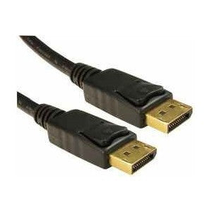 DisplayPort 1.2 Lead, 2m Black - Lockable -  99DP-002LOCK - computer accessories wholesale uk