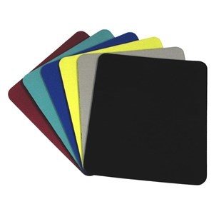 Mouse Mat Blue 6mm Cloth & Rubber