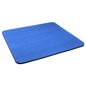 Mouse Mat Blue 6mm Cloth & Rubber