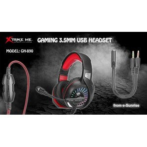 Xtrike Me Gaming 3.5mm USB Headset GH-890