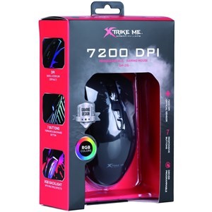 Xtrike Me Gaming Design Mouse GM-215  RGB Colours 7200DPI