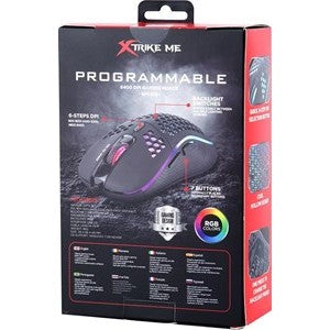 Xtrike Me Gaming Design Mouse GM-512 RGB Colours up to 6400 DPI