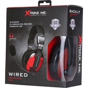 Xtrike Me 3.5mm Gaming Over Ear Headset HP-307 for PC Consoles PS4, Xbox One