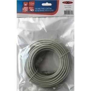 MAXAM RJ45 Moulded Network Patch Cable Cat5e Retail Packed - Grey