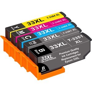 Epson Compatible 33XL Ink Cartridges Replaces T3351- T3364 - computer accessories wholesale uk